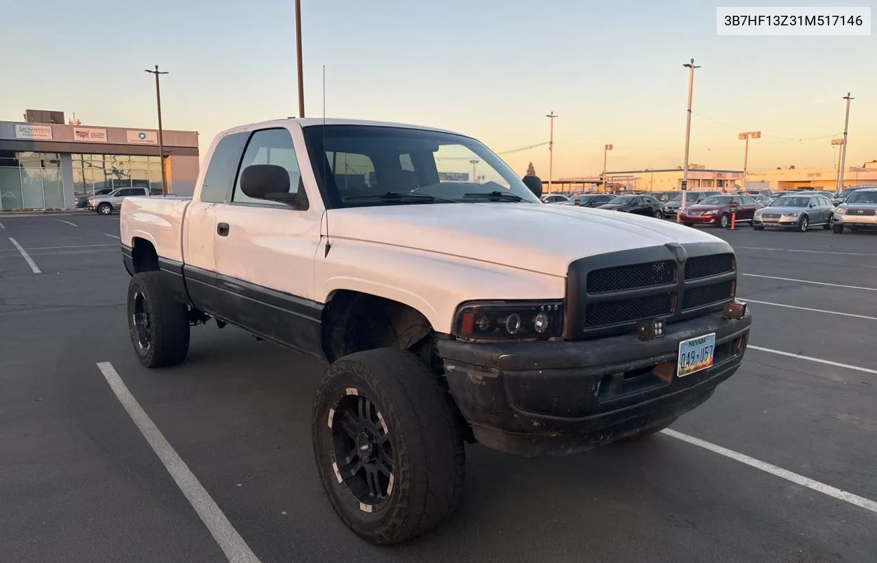 2001 Dodge Ram 1500 VIN: 3B7HF13Z31M517146 Lot: 78106704