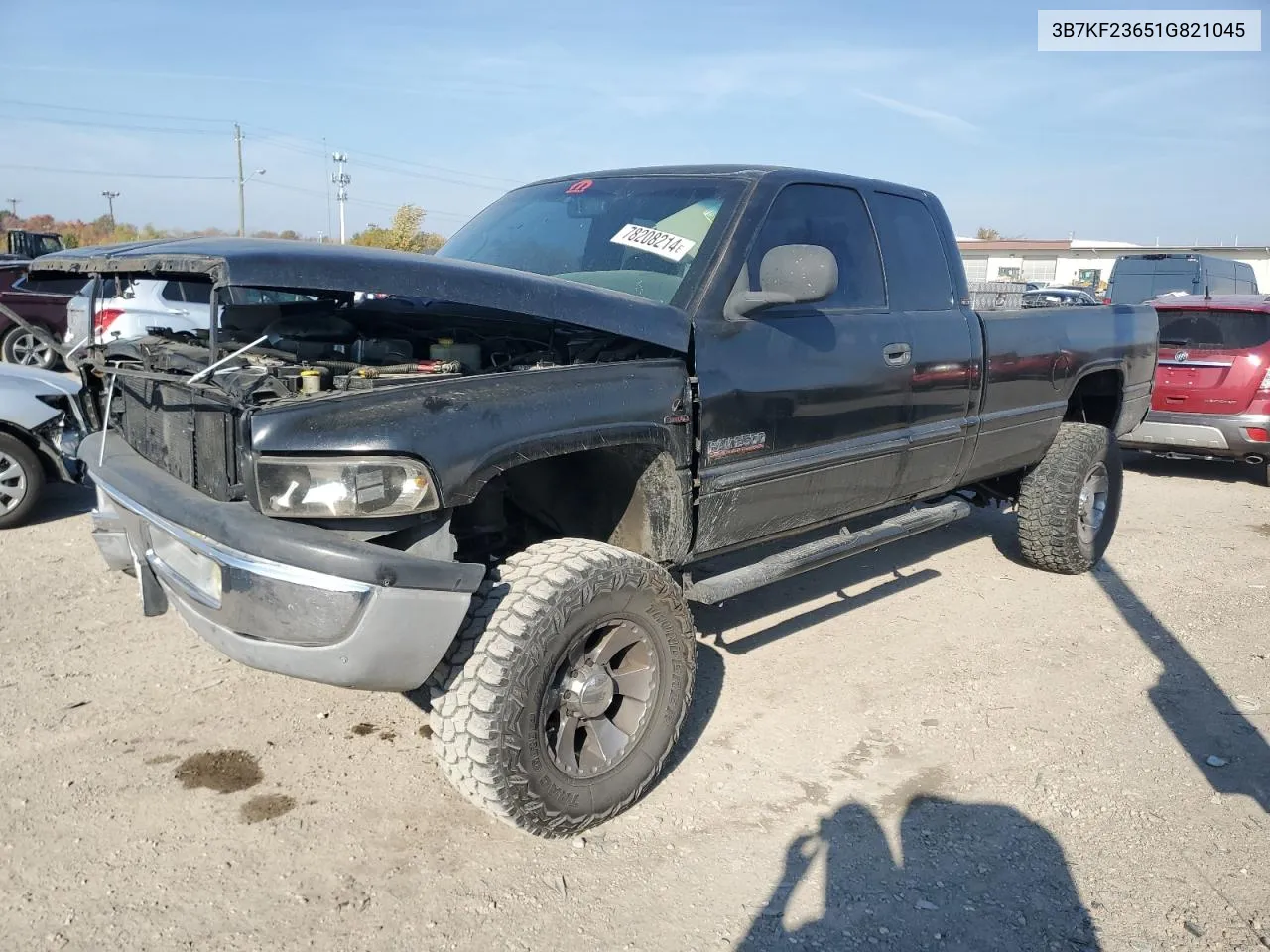 2001 Dodge Ram 2500 VIN: 3B7KF23651G821045 Lot: 78208214