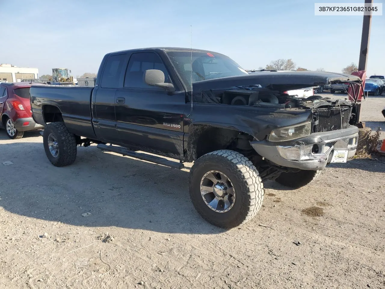 2001 Dodge Ram 2500 VIN: 3B7KF23651G821045 Lot: 78208214