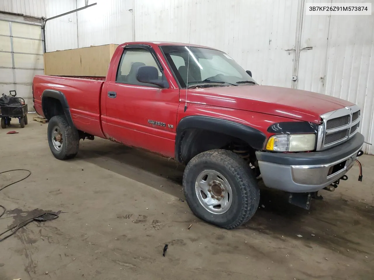 2001 Dodge Ram 2500 VIN: 3B7KF26Z91M573874 Lot: 78398194