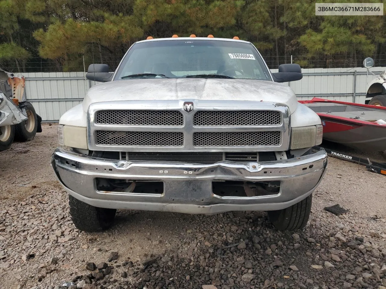 2001 Dodge Ram 3500 VIN: 3B6MC36671M283666 Lot: 78856064