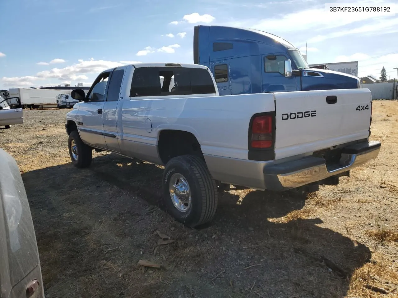 2001 Dodge Ram 2500 VIN: 3B7KF23651G788192 Lot: 78912354