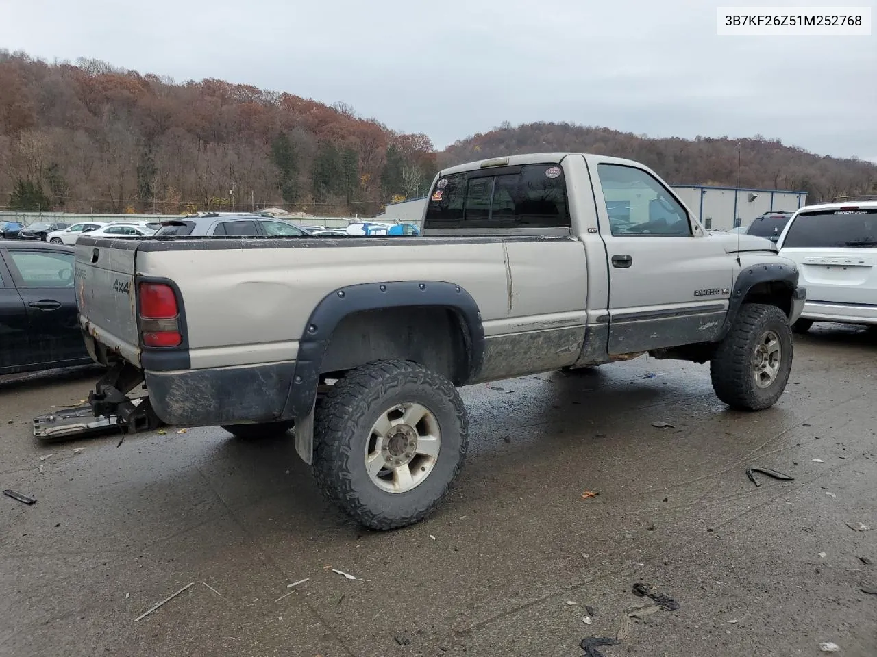 2001 Dodge Ram 2500 VIN: 3B7KF26Z51M252768 Lot: 79332954