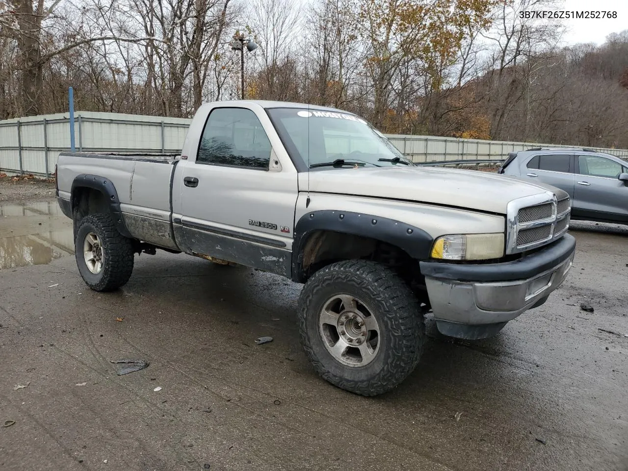 2001 Dodge Ram 2500 VIN: 3B7KF26Z51M252768 Lot: 79332954