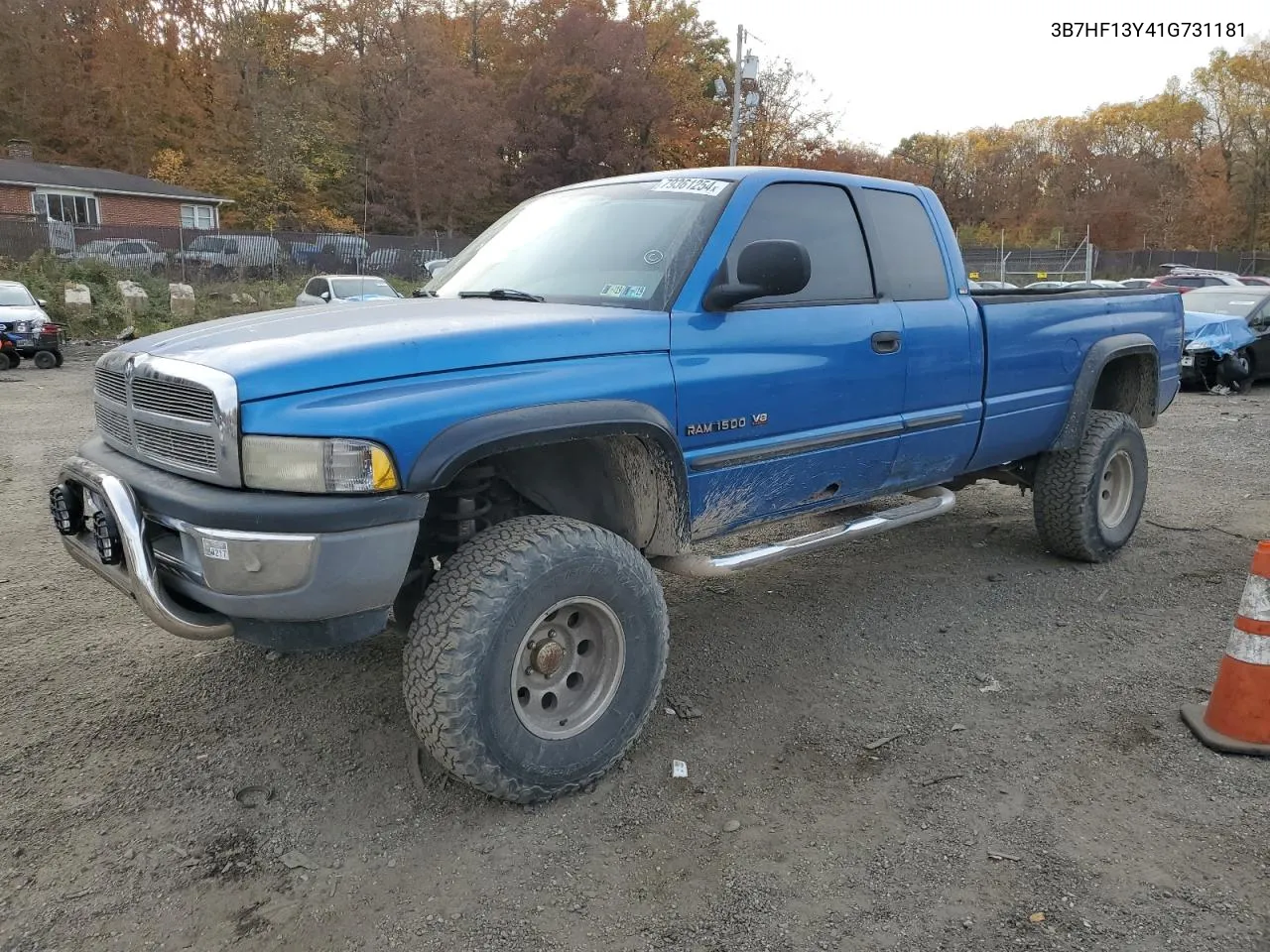 2001 Dodge Ram 1500 VIN: 3B7HF13Y41G731181 Lot: 79361254