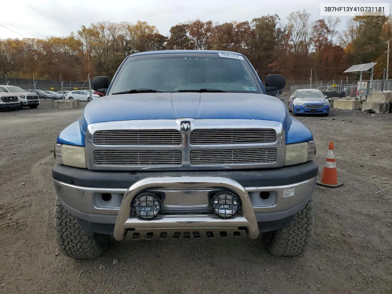 2001 Dodge Ram 1500 VIN: 3B7HF13Y41G731181 Lot: 79361254