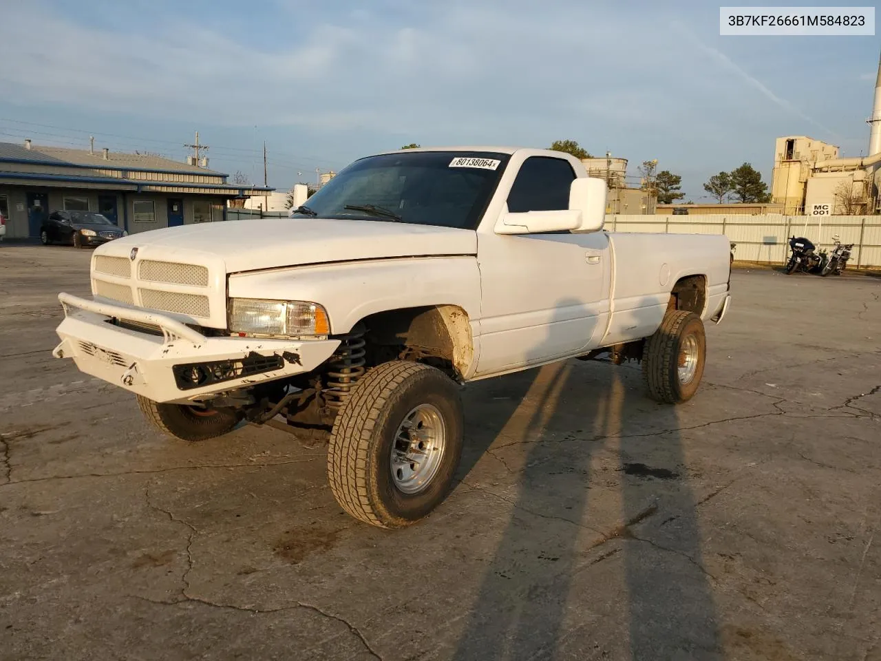 2001 Dodge Ram 2500 VIN: 3B7KF26661M584823 Lot: 80138064