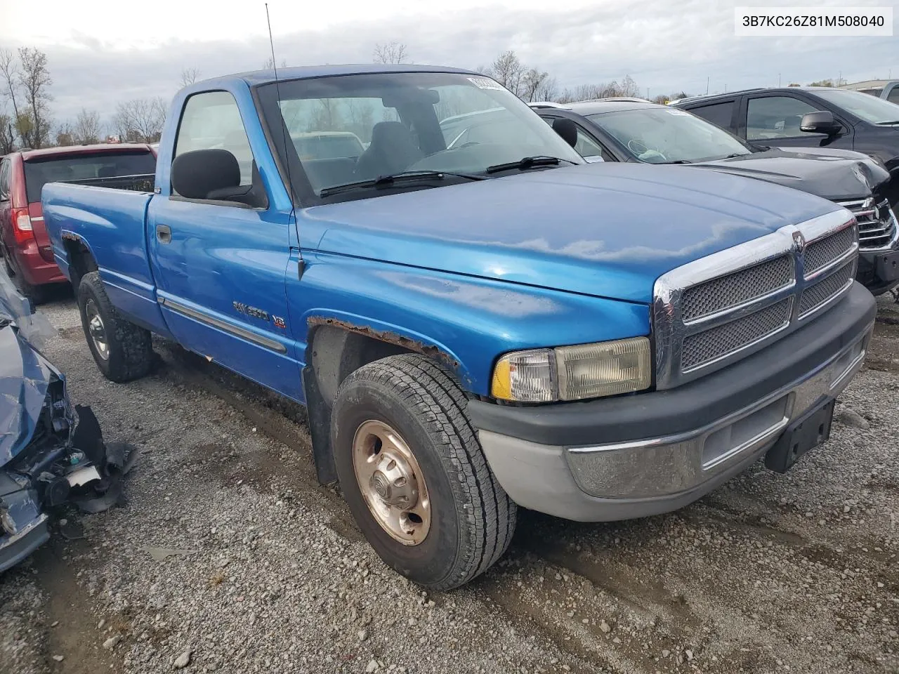 2001 Dodge Ram 2500 VIN: 3B7KC26Z81M508040 Lot: 80228204