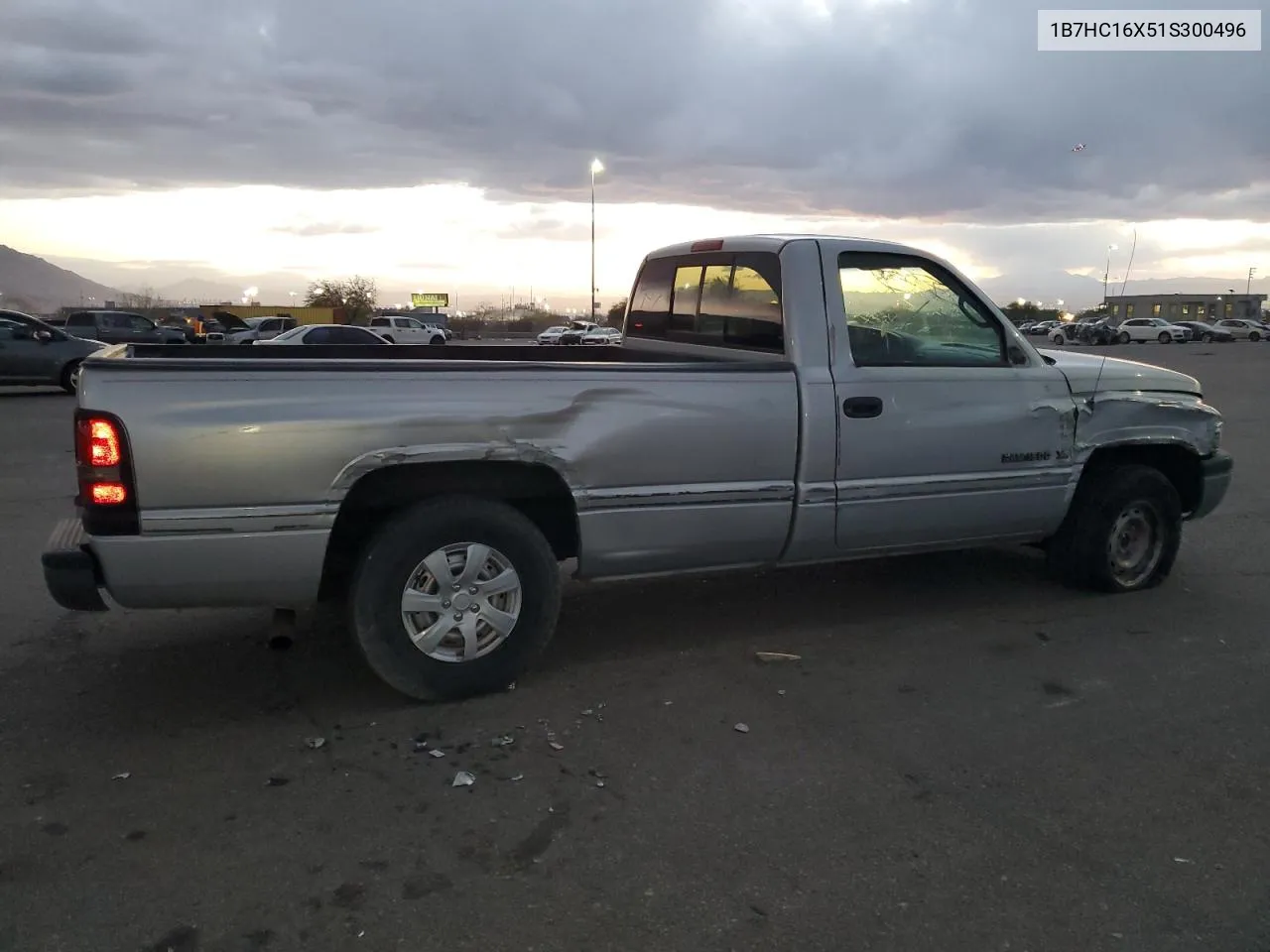 2001 Dodge Ram 1500 VIN: 1B7HC16X51S300496 Lot: 80561284