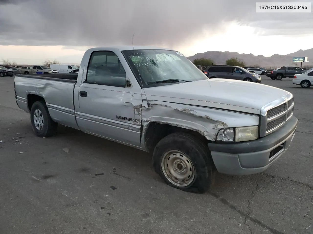 2001 Dodge Ram 1500 VIN: 1B7HC16X51S300496 Lot: 80561284