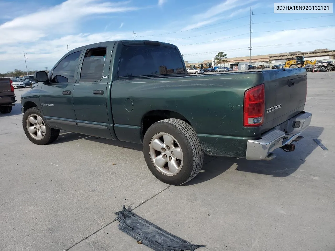 2002 Dodge Ram 1500 VIN: 3D7HA18N92G132121 Lot: 42101724