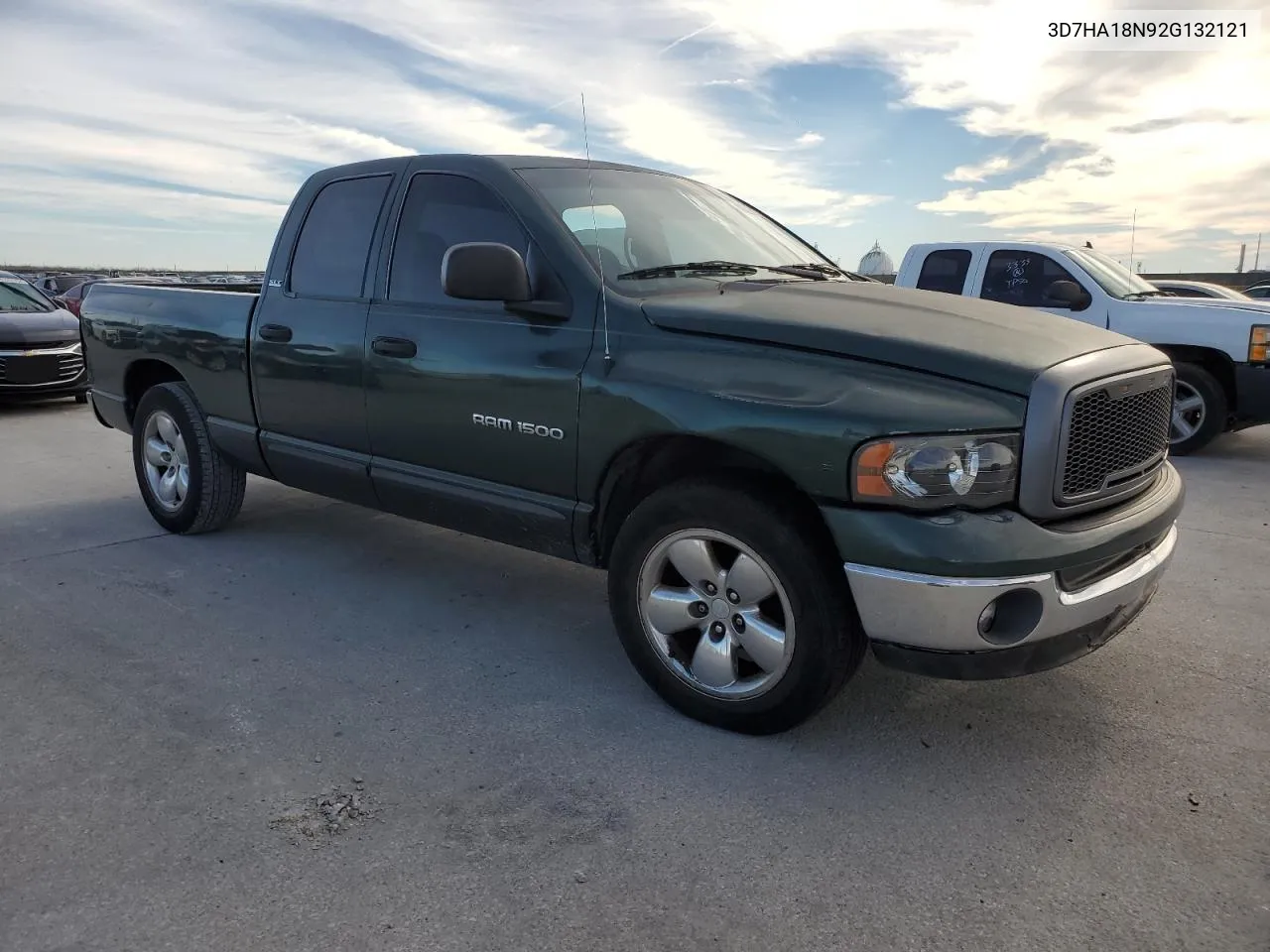 2002 Dodge Ram 1500 VIN: 3D7HA18N92G132121 Lot: 42101724