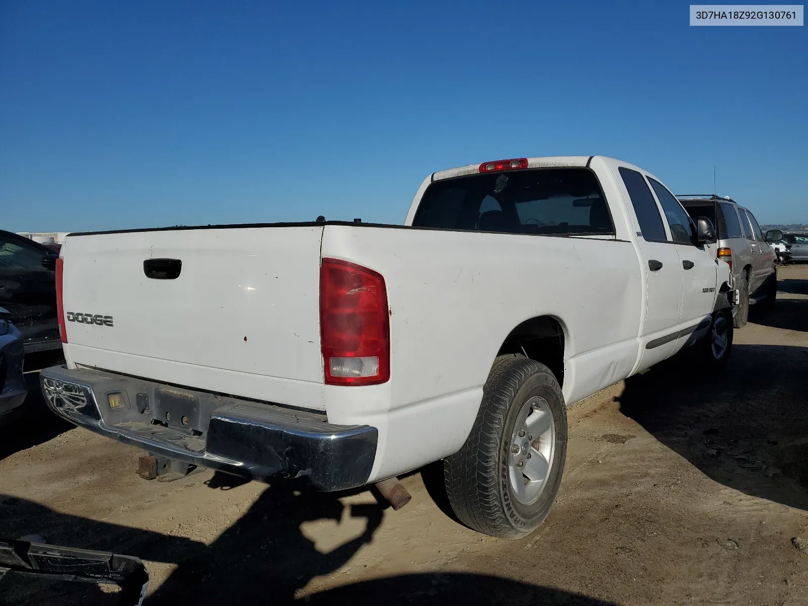 2002 Dodge Ram 1500 VIN: 3D7HA18Z92G130761 Lot: 47764524