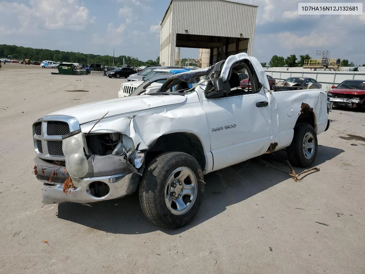 2002 Dodge Ram 1500 VIN: 1D7HA16N12J132681 Lot: 53449343