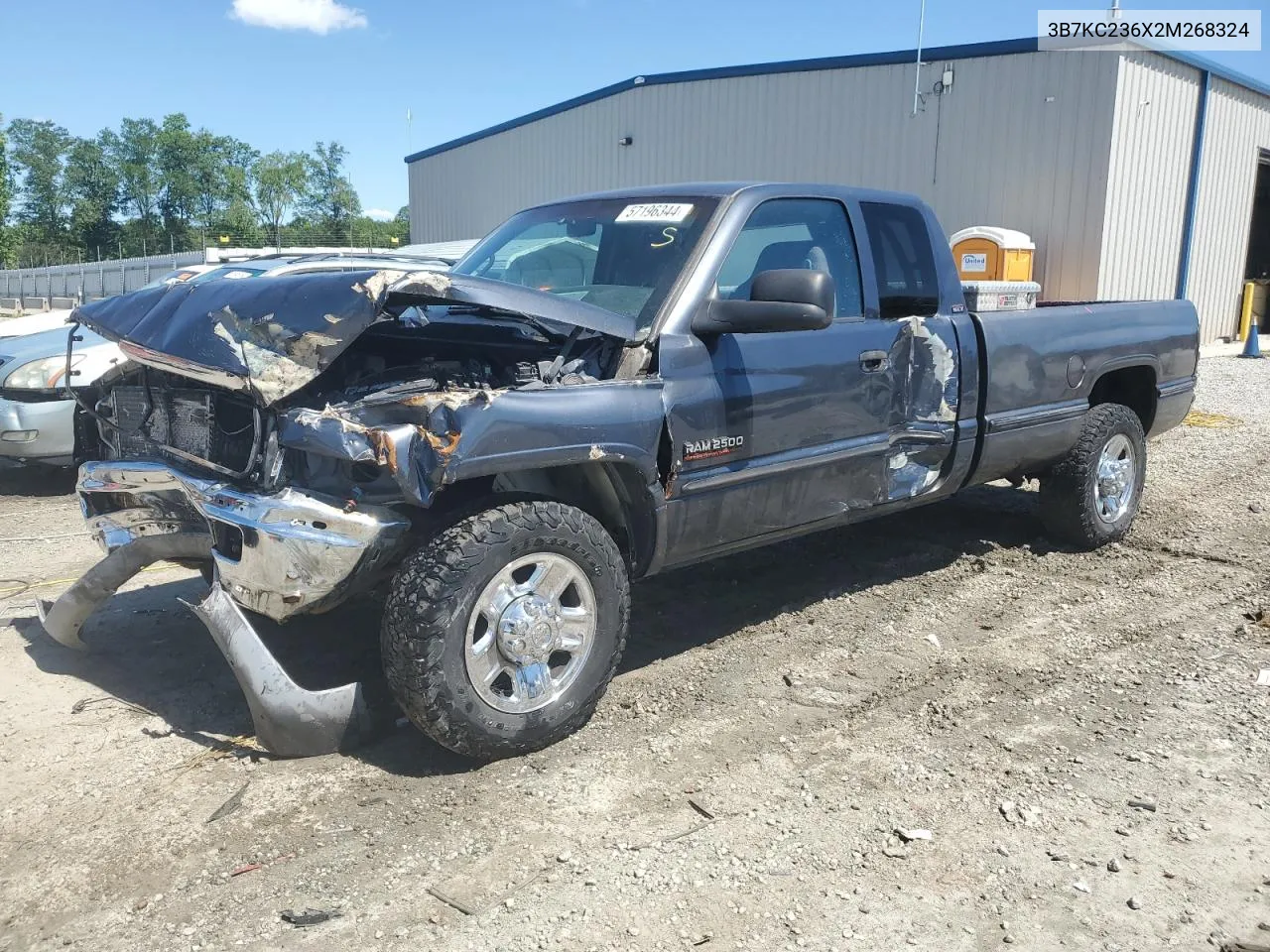 3B7KC236X2M268324 2002 Dodge Ram 2500