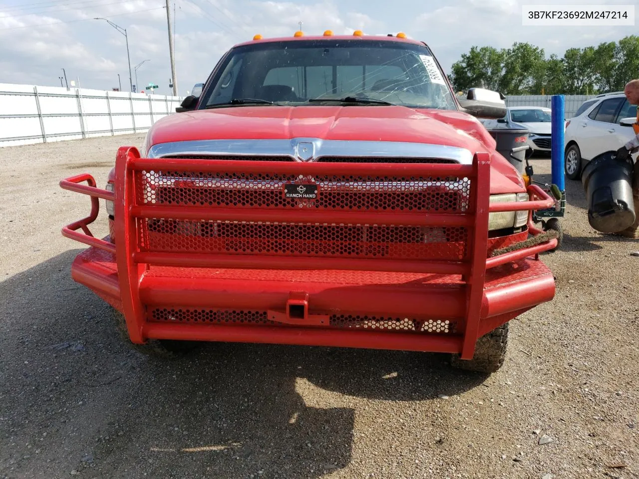 2002 Dodge Ram 2500 VIN: 3B7KF23692M247214 Lot: 58887634