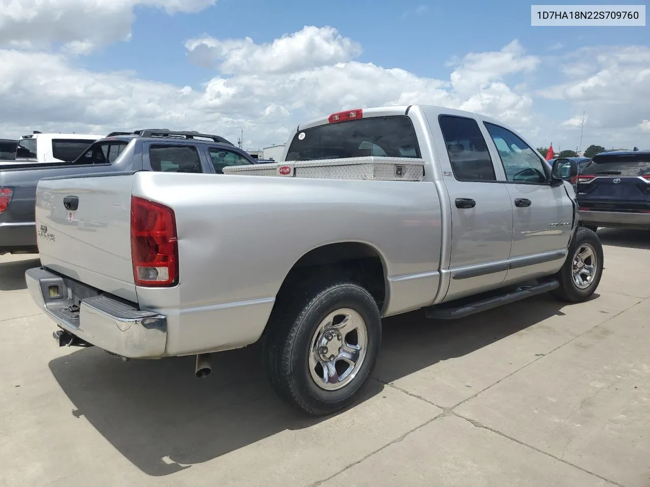 2002 Dodge Ram 1500 VIN: 1D7HA18N22S709760 Lot: 59120324