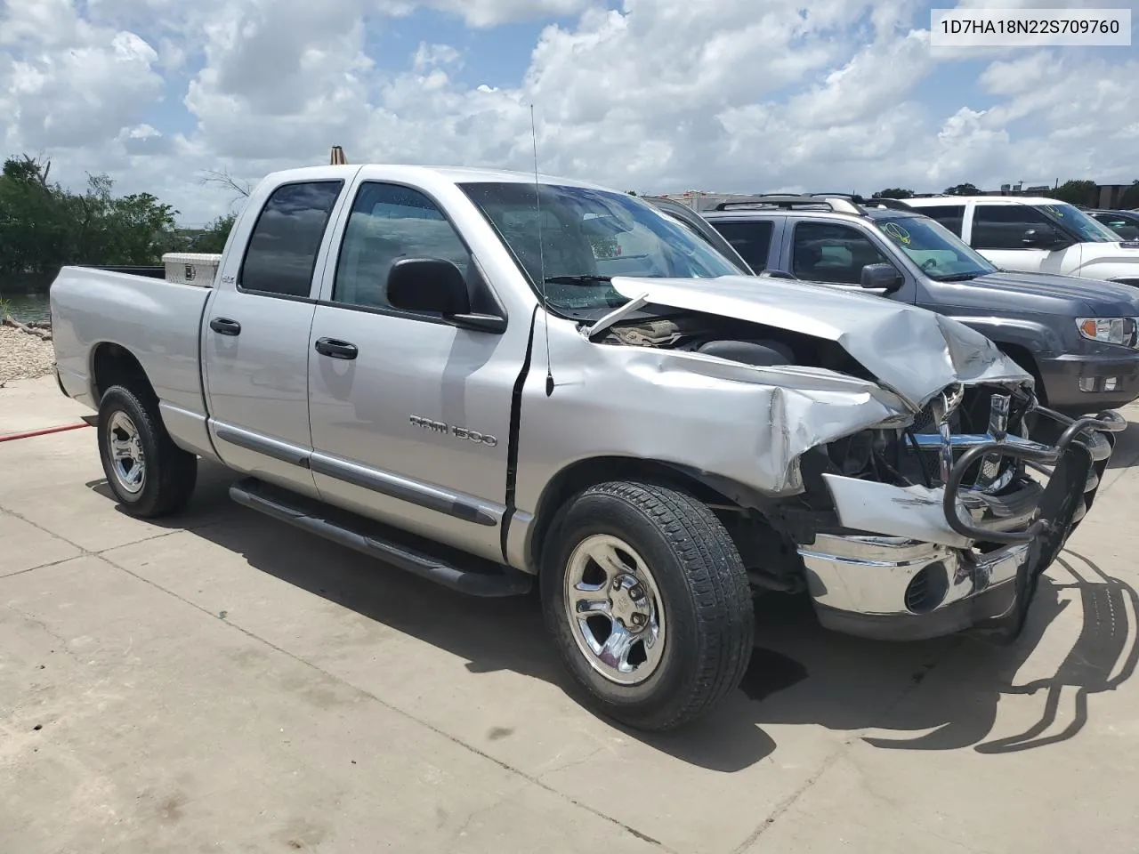 2002 Dodge Ram 1500 VIN: 1D7HA18N22S709760 Lot: 59120324