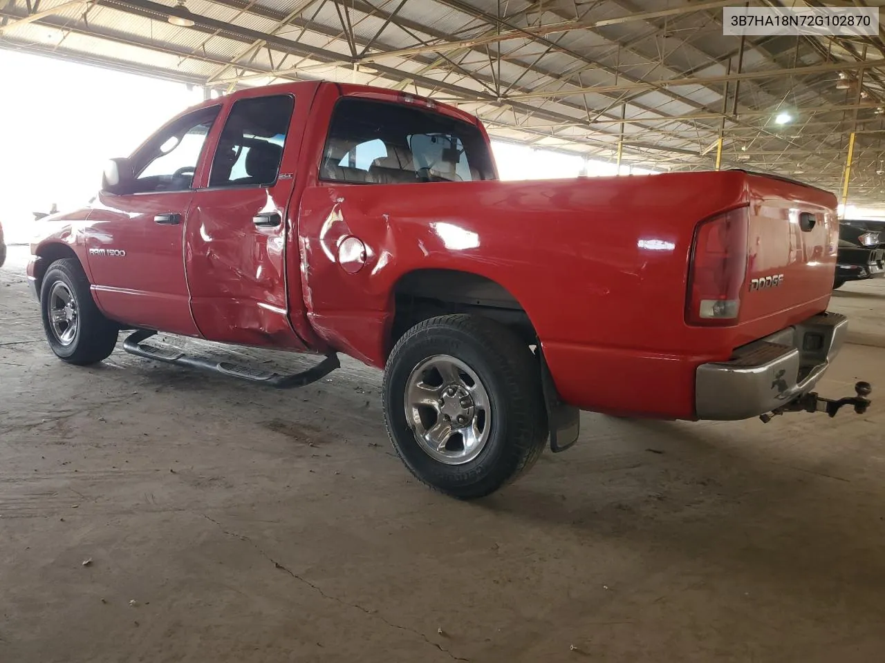 2002 Dodge Ram 1500 VIN: 3B7HA18N72G102870 Lot: 59990294