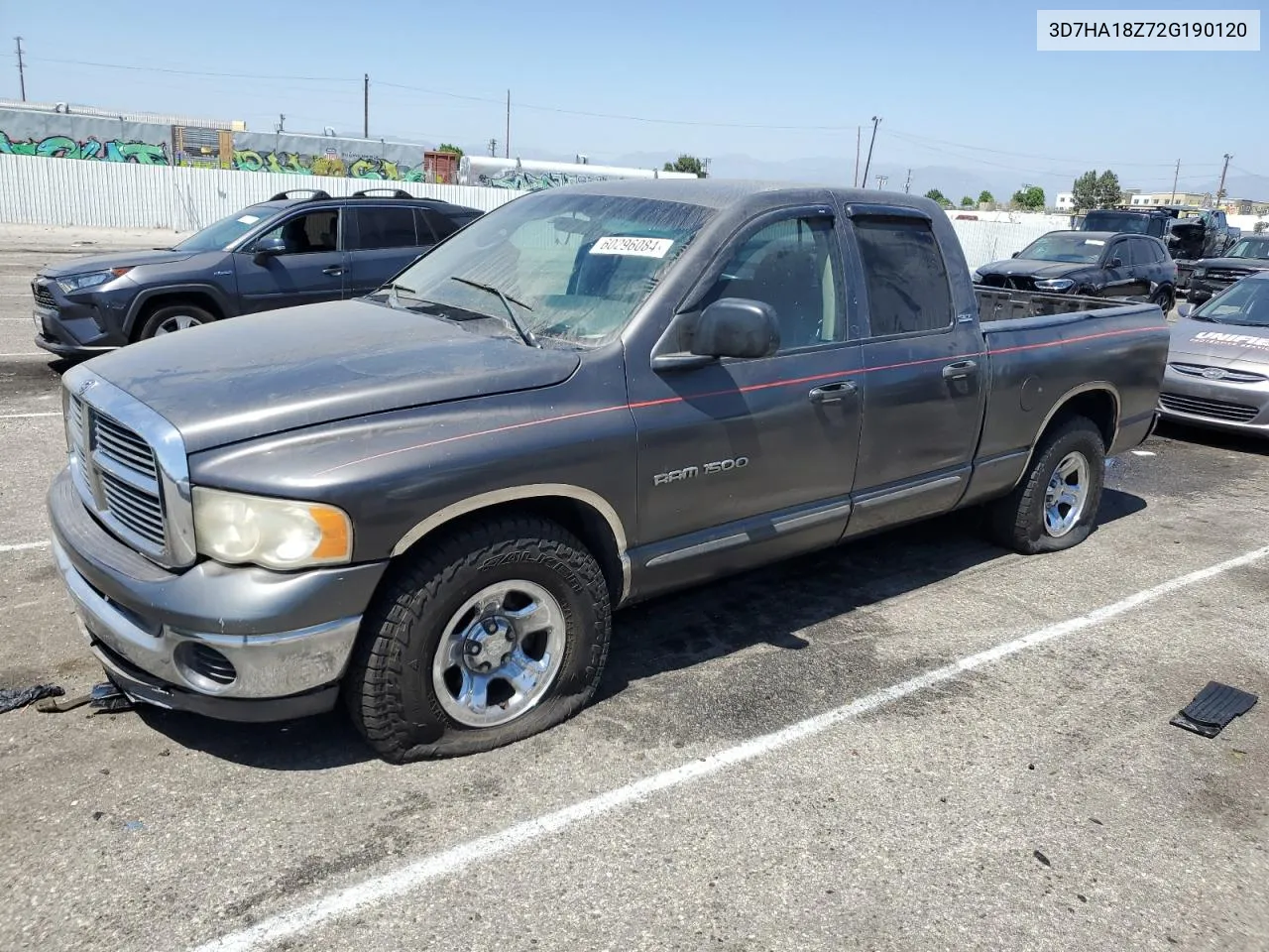 3D7HA18Z72G190120 2002 Dodge Ram 1500