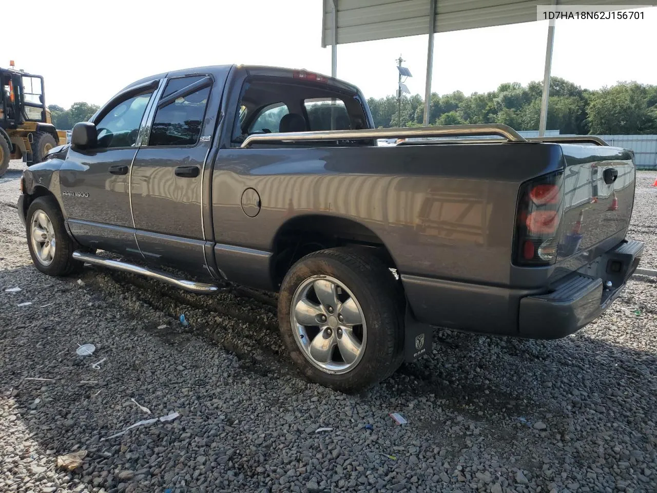 2002 Dodge Ram 1500 VIN: 1D7HA18N62J156701 Lot: 62337644