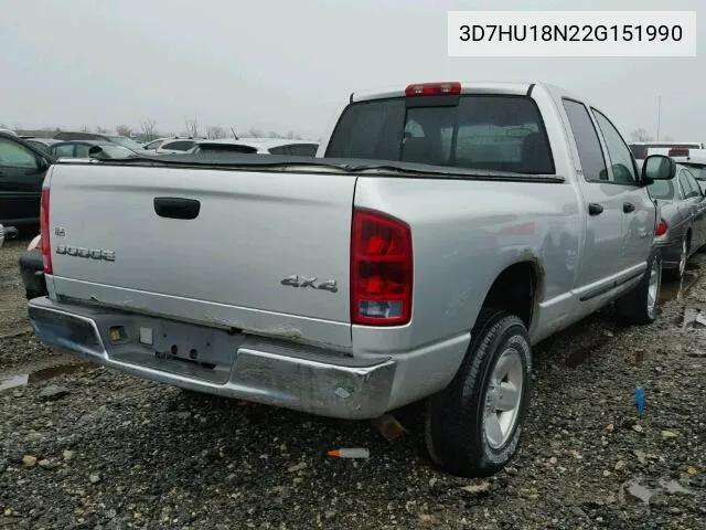 3D7HU18N22G151990 2002 Dodge Ram 1500