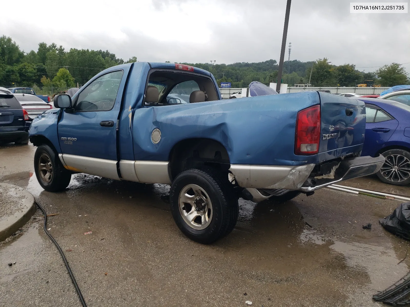 2002 Dodge Ram 1500 VIN: 1D7HA16N12J251735 Lot: 64369704