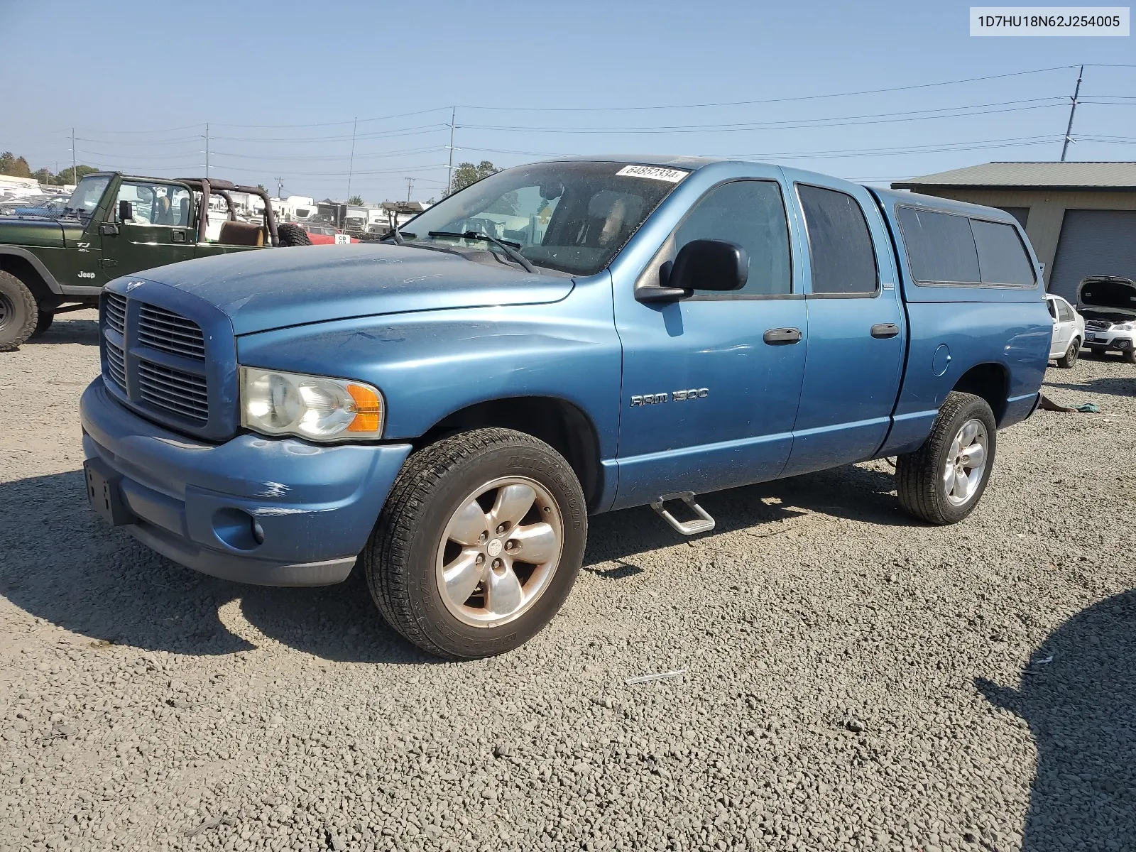 2002 Dodge Ram 1500 VIN: 1D7HU18N62J254005 Lot: 64852334