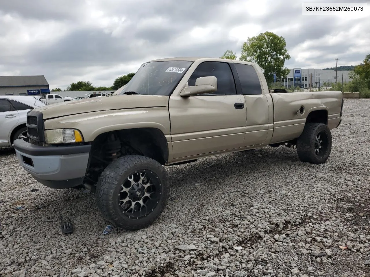 2002 Dodge Ram 2500 VIN: 3B7KF23652M260073 Lot: 65615334