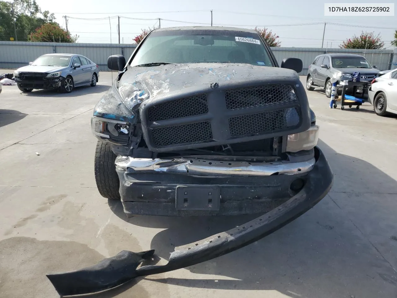 2002 Dodge Ram 1500 VIN: 1D7HA18Z62S725902 Lot: 65626884