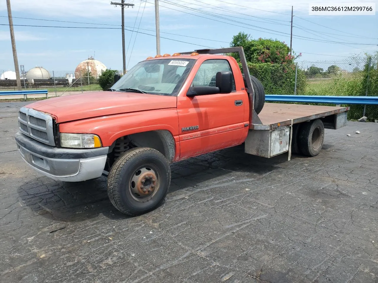 2002 Dodge Ram 3500 VIN: 3B6MC36612M299766 Lot: 66565004