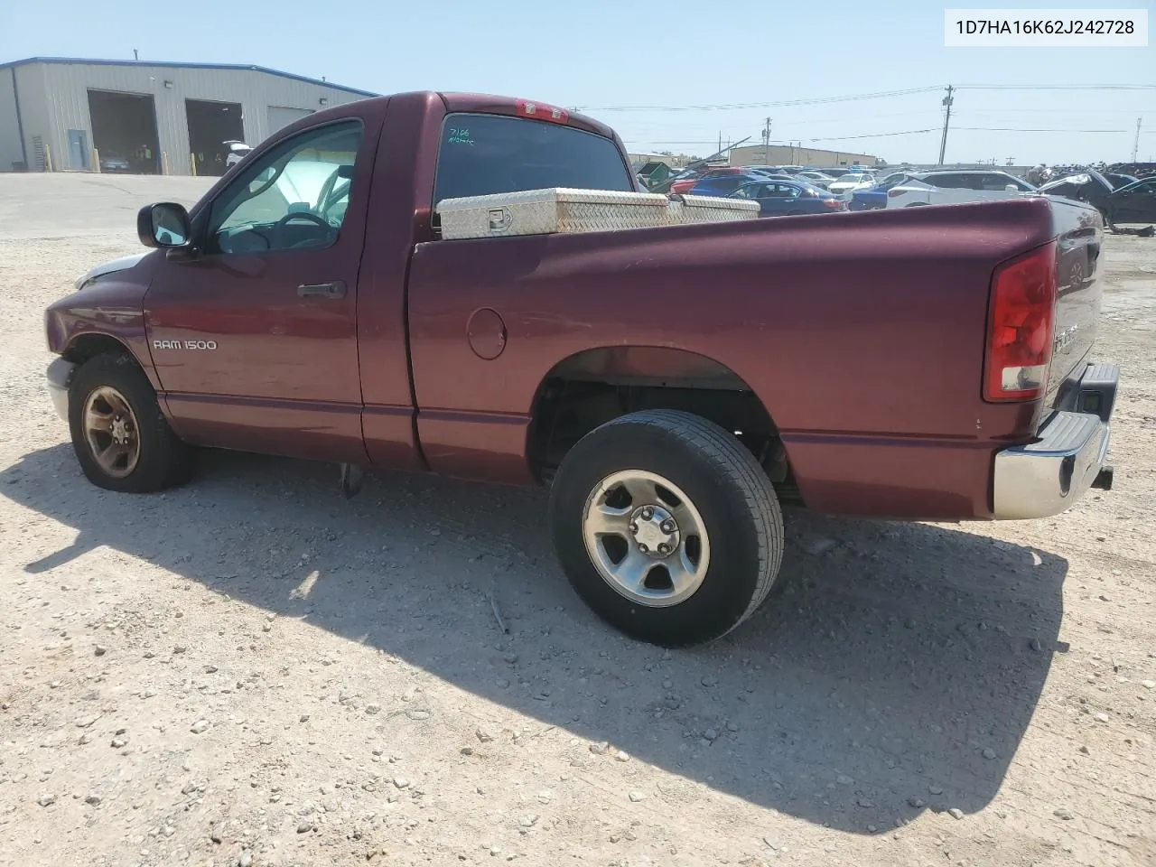 2002 Dodge Ram 1500 VIN: 1D7HA16K62J242728 Lot: 67592184