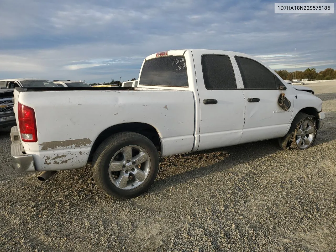 2002 Dodge Ram 1500 VIN: 1D7HA18N22S575185 Lot: 68712184