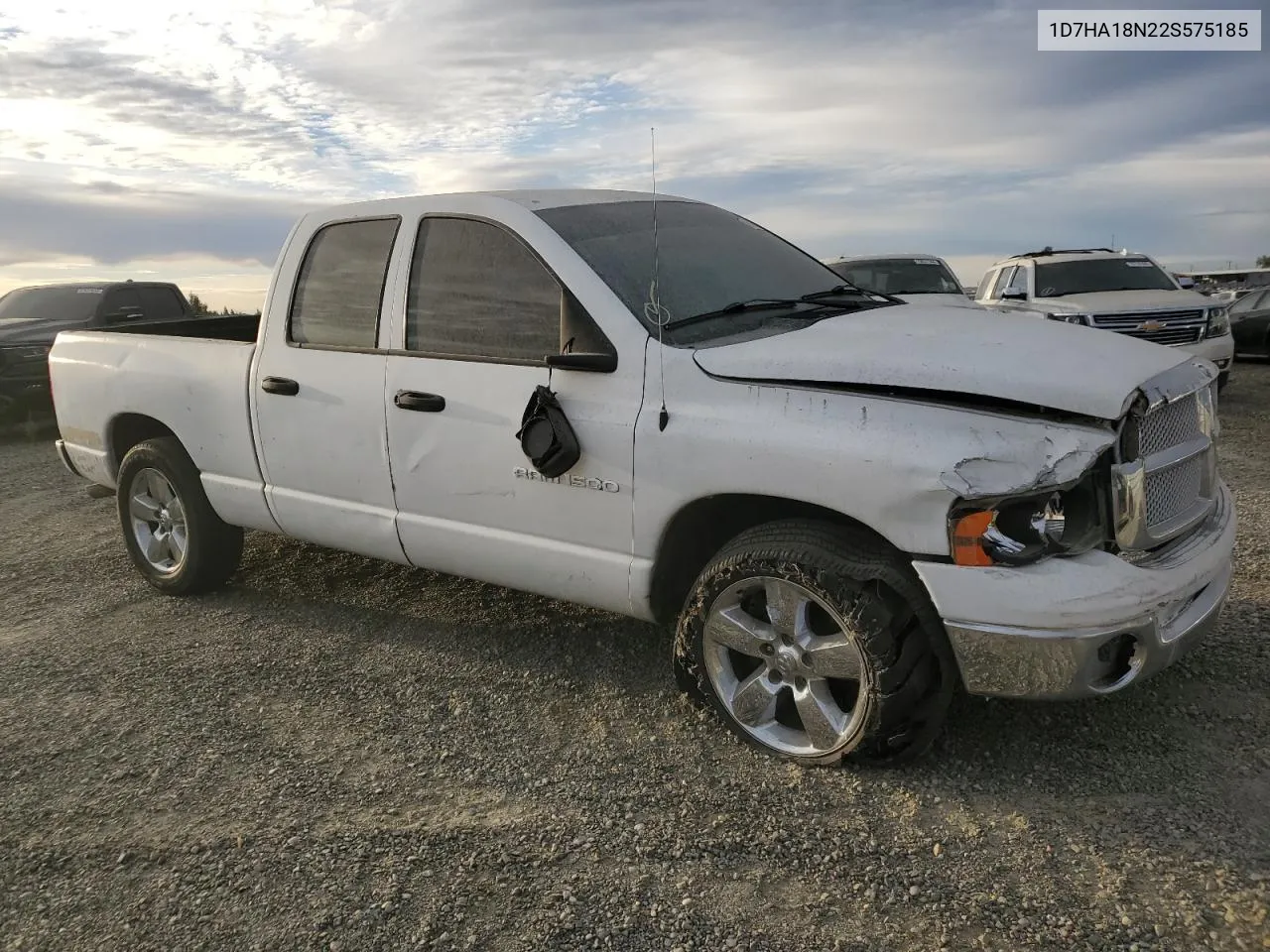 2002 Dodge Ram 1500 VIN: 1D7HA18N22S575185 Lot: 68712184