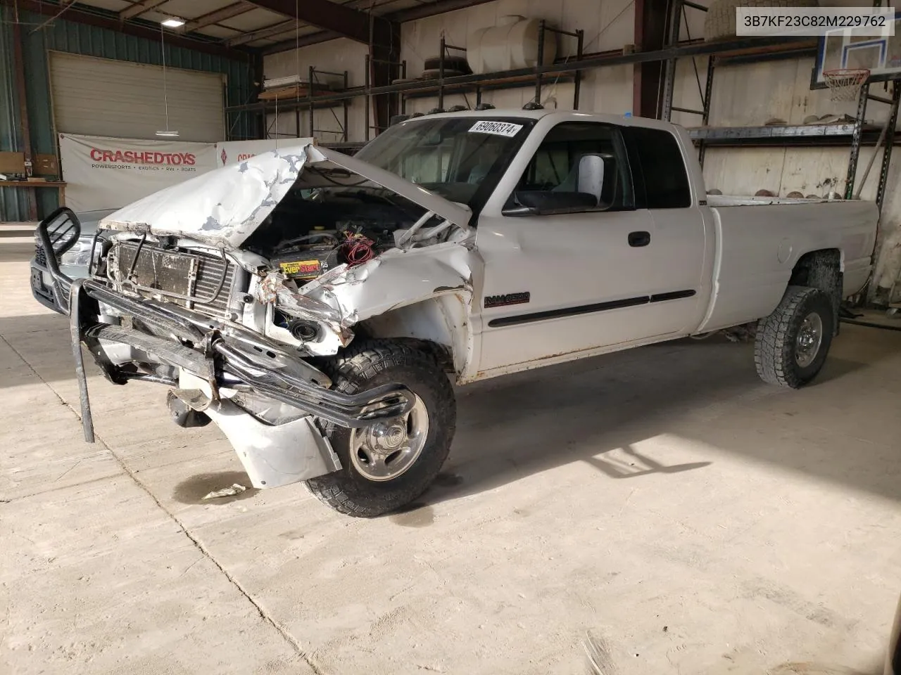 2002 Dodge Ram 2500 VIN: 3B7KF23C82M229762 Lot: 69060374