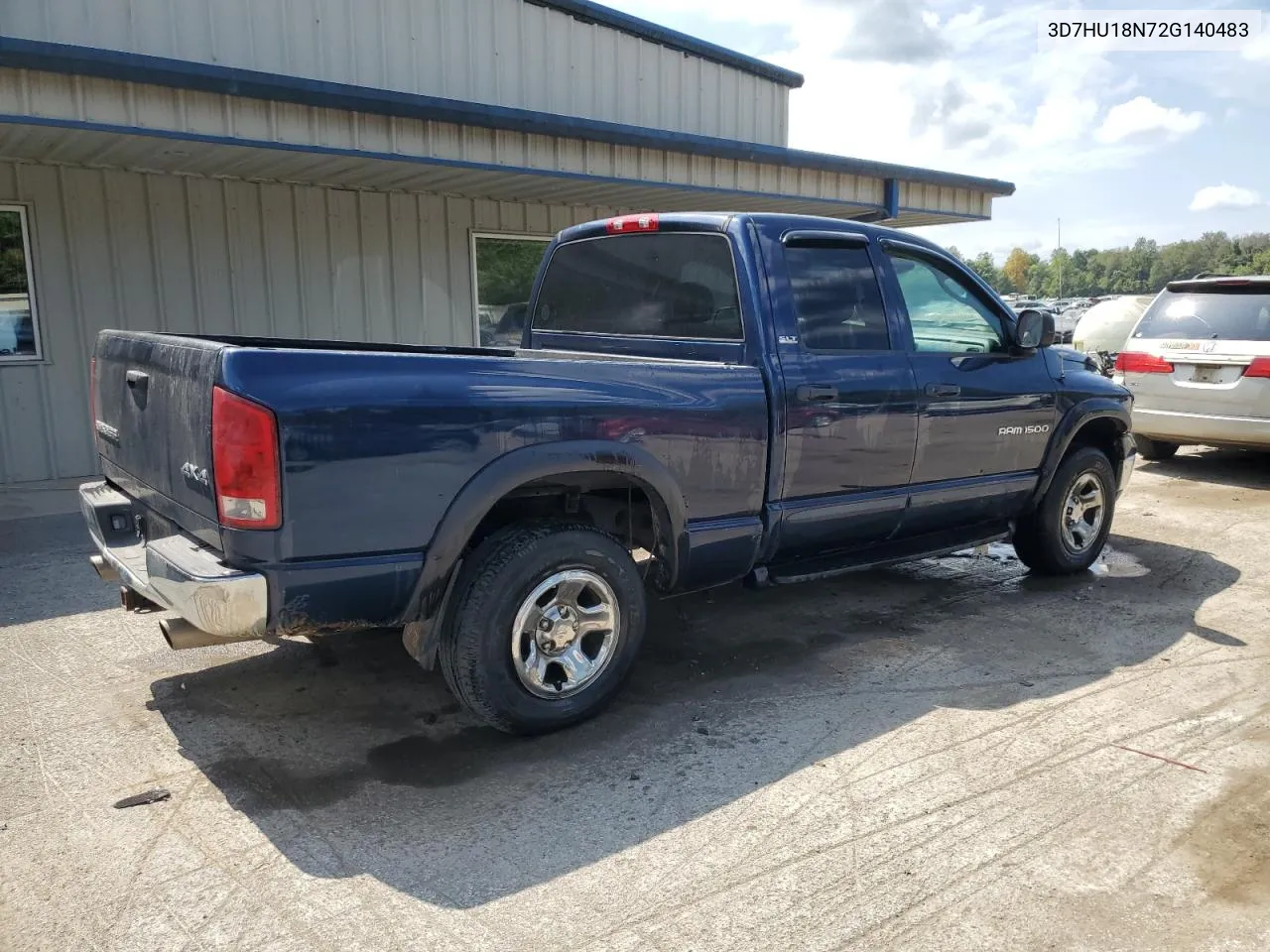 2002 Dodge Ram 1500 VIN: 3D7HU18N72G140483 Lot: 69273014