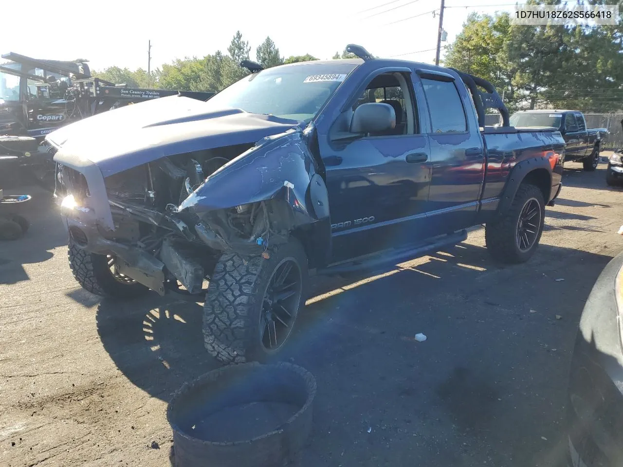 2002 Dodge Ram 1500 VIN: 1D7HU18Z62S566418 Lot: 69345894