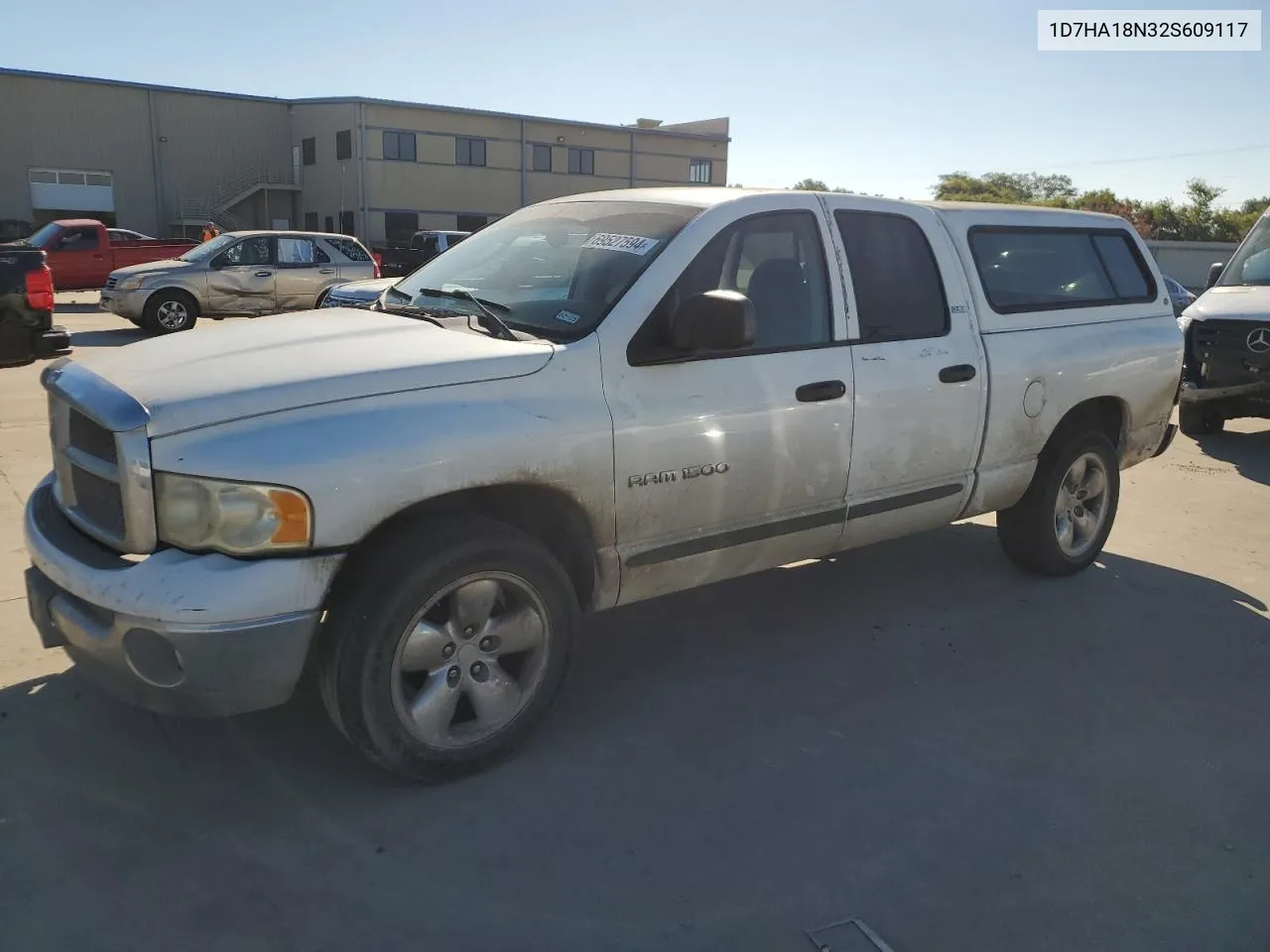 2002 Dodge Ram 1500 VIN: 1D7HA18N32S609117 Lot: 69527594