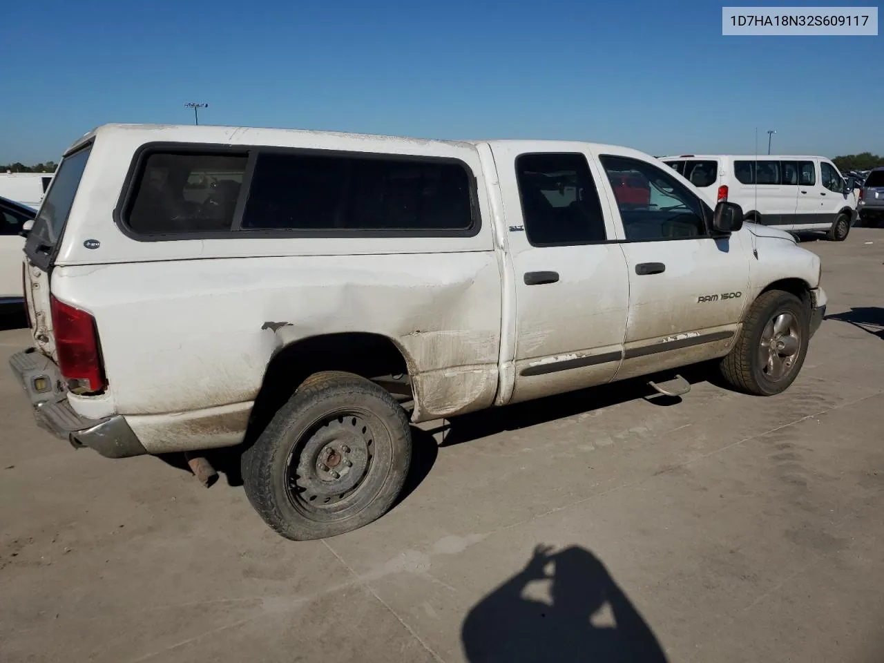 2002 Dodge Ram 1500 VIN: 1D7HA18N32S609117 Lot: 69527594