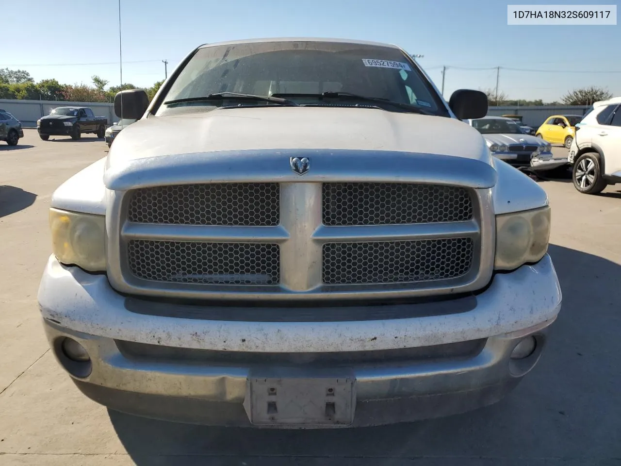 2002 Dodge Ram 1500 VIN: 1D7HA18N32S609117 Lot: 69527594