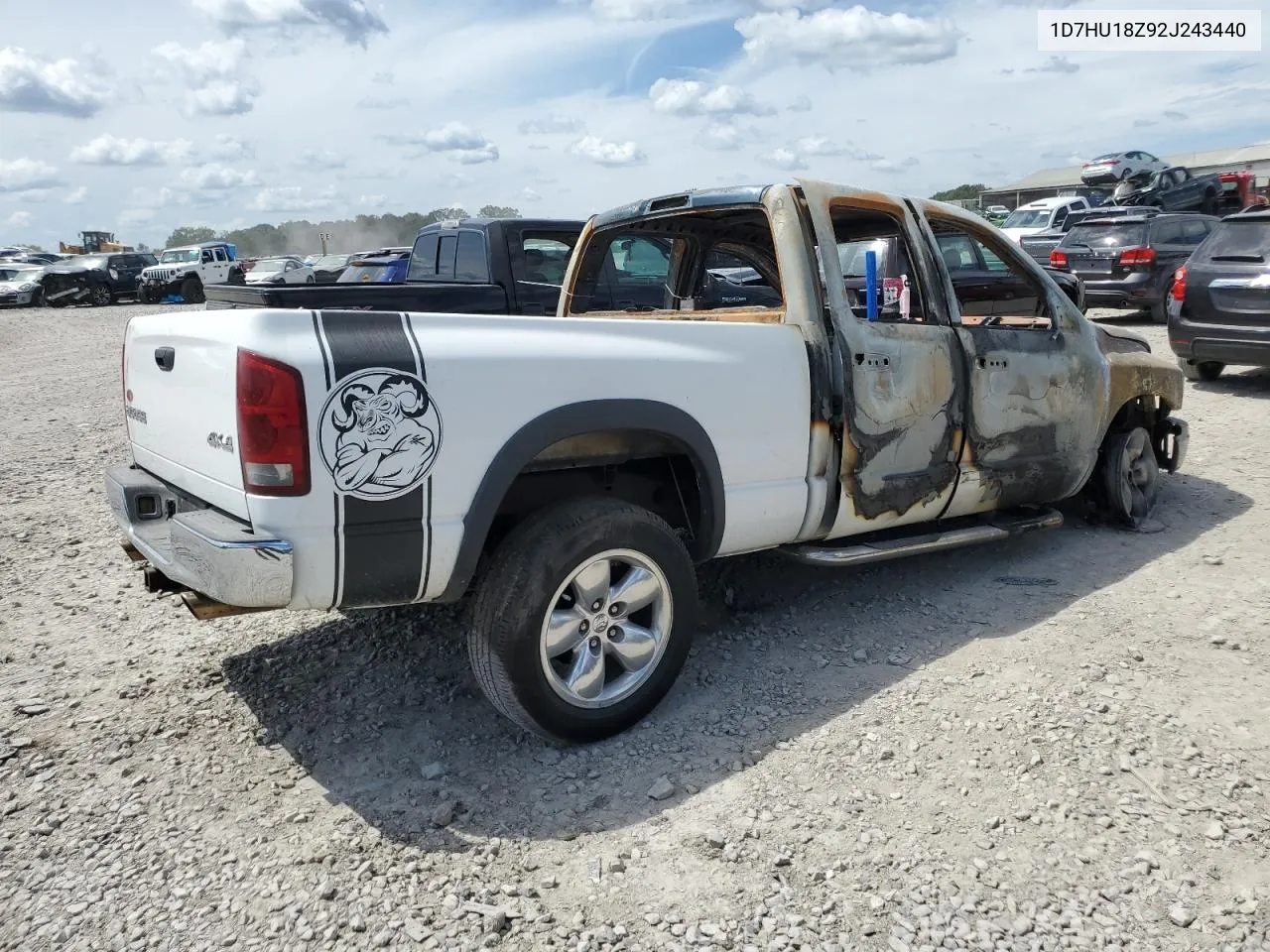 2002 Dodge Ram 1500 VIN: 1D7HU18Z92J243440 Lot: 70511364