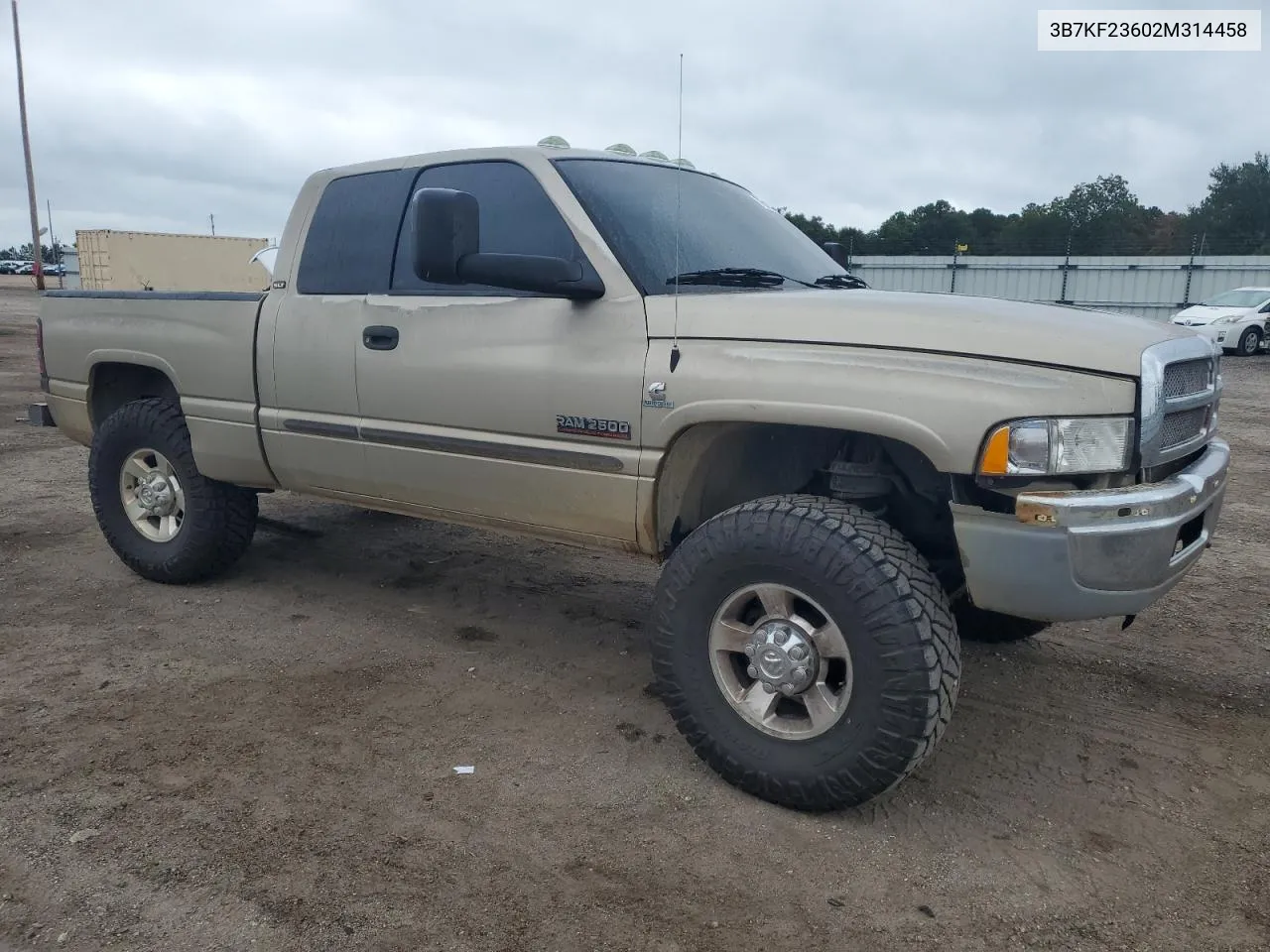 2002 Dodge Ram 2500 VIN: 3B7KF23602M314458 Lot: 70518414