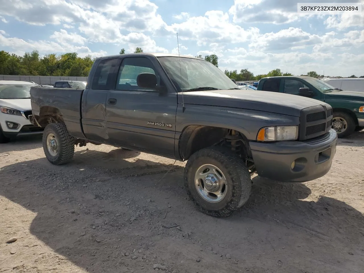 2002 Dodge Ram 2500 VIN: 3B7KF23ZX2M203894 Lot: 71208884