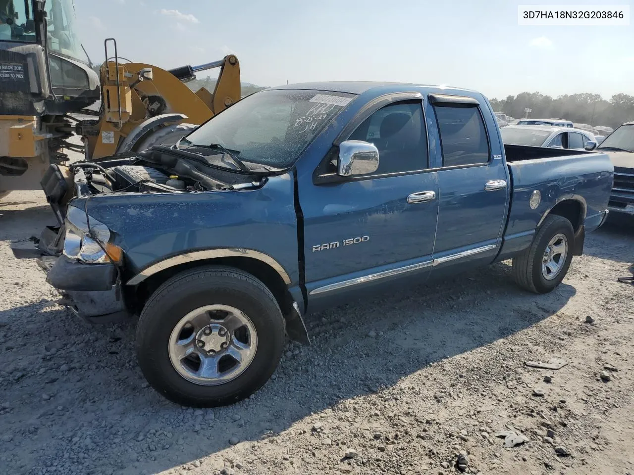 2002 Dodge Ram 1500 VIN: 3D7HA18N32G203846 Lot: 71291844