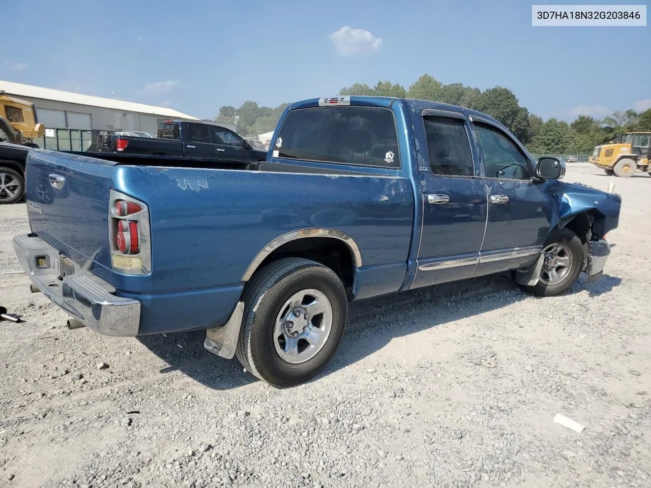 2002 Dodge Ram 1500 VIN: 3D7HA18N32G203846 Lot: 71291844