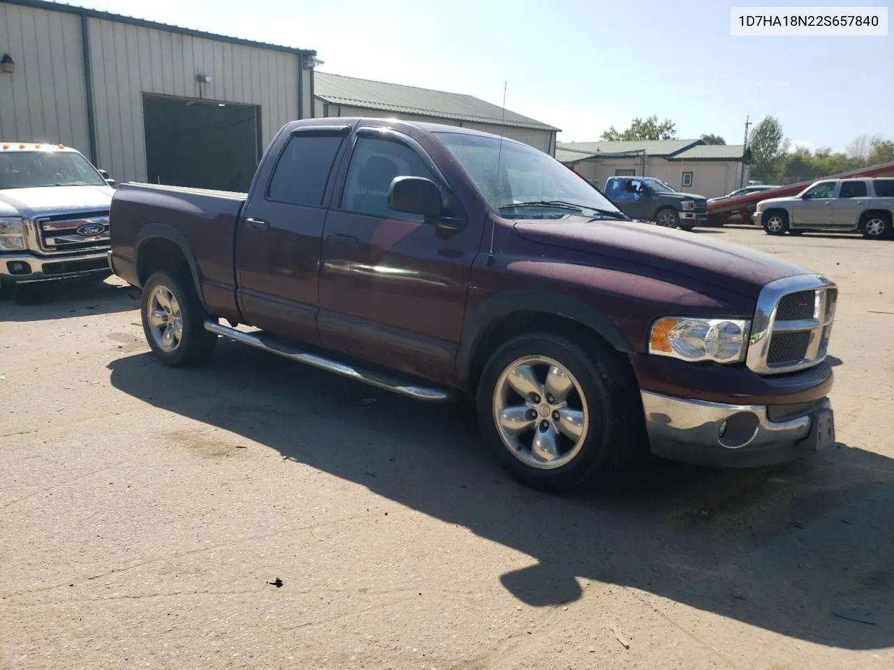 2002 Dodge Ram 1500 VIN: 1D7HA18N22S657840 Lot: 71930694