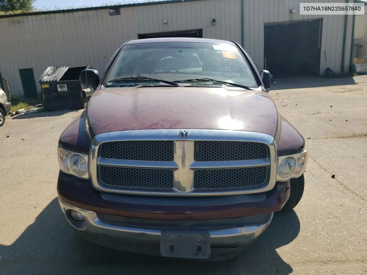 1D7HA18N22S657840 2002 Dodge Ram 1500