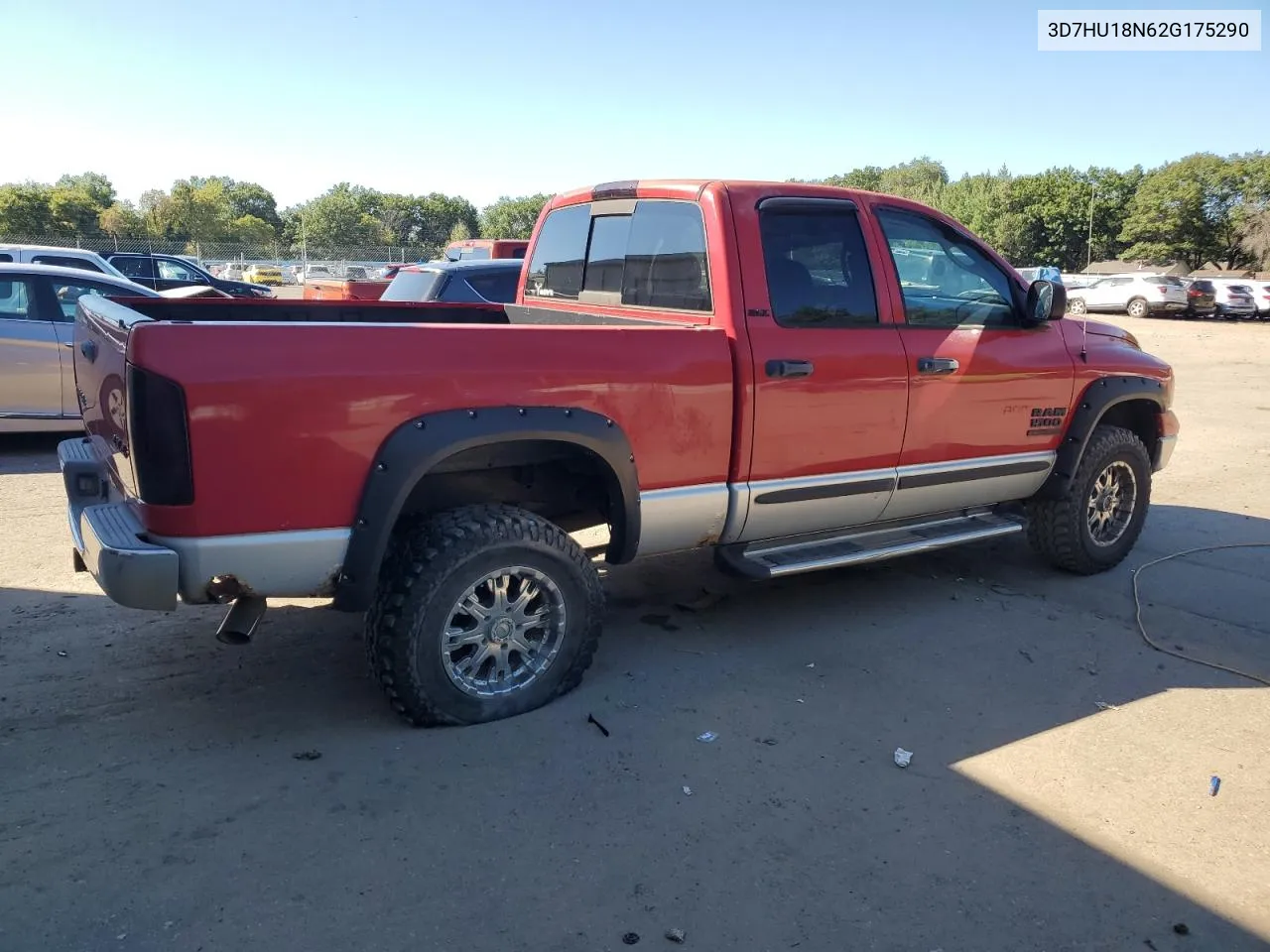 2002 Dodge Ram 1500 VIN: 3D7HU18N62G175290 Lot: 72104884