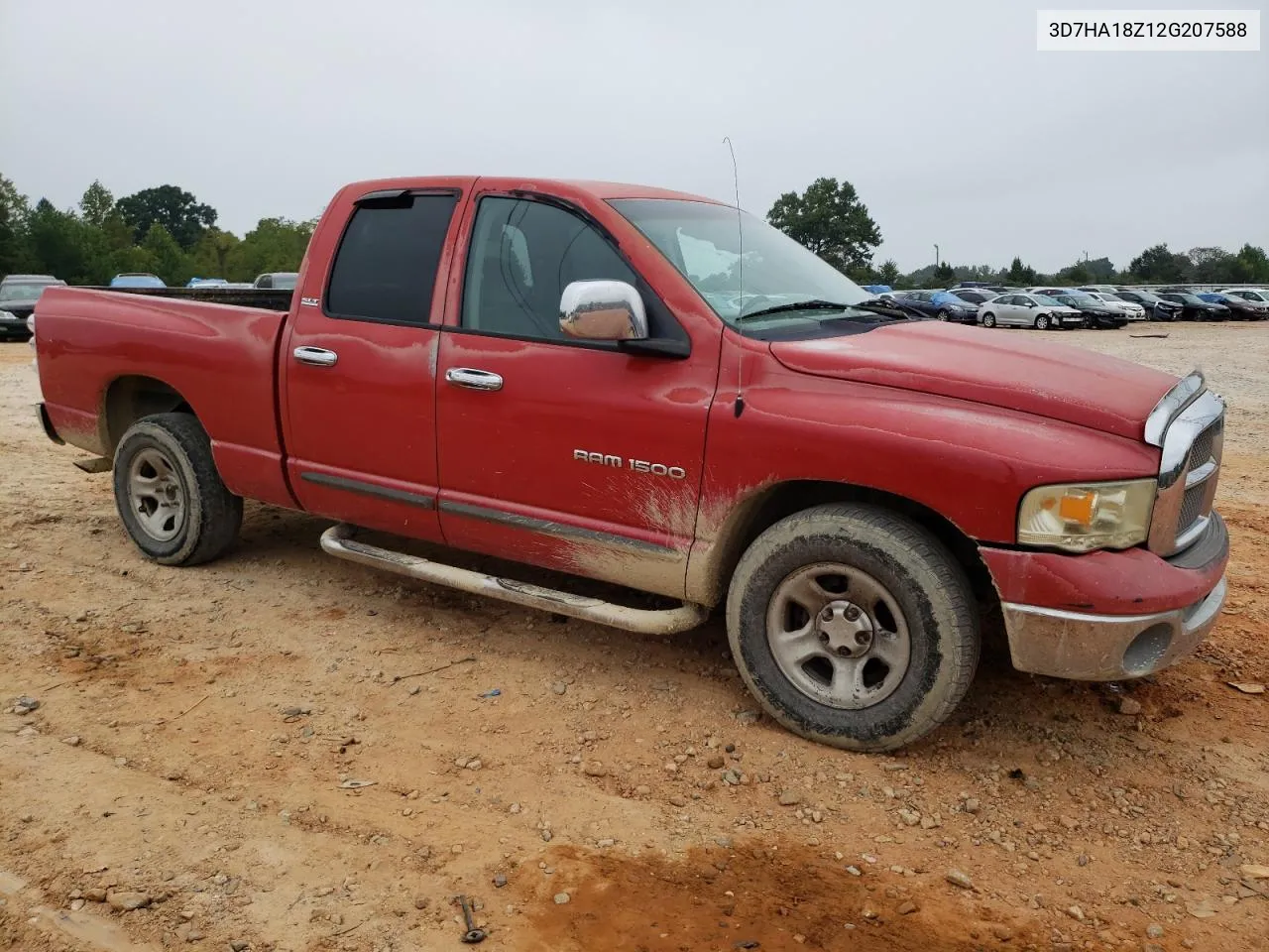 2002 Dodge Ram 1500 VIN: 3D7HA18Z12G207588 Lot: 72198204