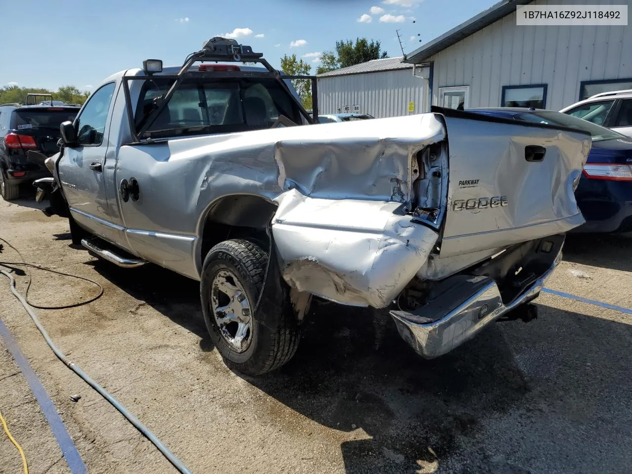 2002 Dodge Ram 1500 VIN: 1B7HA16Z92J118492 Lot: 72550774